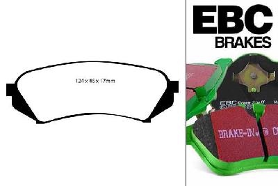 DP61282, Toyota Landcruiser, 4.2 TD (HDJ101) 1998-2007, EBC Greenstuff remblokken set achteras, Voor modellen met remschijf diameter van 330mm aan de achteras