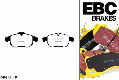 DP41414R, Cadillac BLS, 1.9 TD 180 PK 2007-2010, EBC Yellowstuff remblokken set vooras, Voor modellen met ATE remklauwen aan de vooras, Voor modellen met een remschijf diameter 285mm