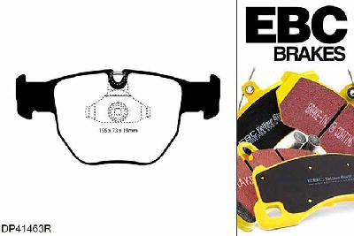 DP41463R, Landrover Range Rover (L322), 4.4 2002-2005, EBC Yellowstuff remblokken set vooras, Voor modellen met ATE remklauwen aan de vooras, Voor modellen met een remschijf diameter 344mm