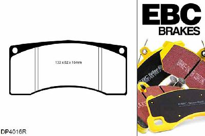 DP4016R, Subaru Impreza, 2.0 Turbo (Prodrive P1) 2000-2001, EBC Yellowstuff remblokken set vooras, Voor modellen met Alcon remklauwen aan de vooras, Voor modellen met een remschijf diameter 330mm