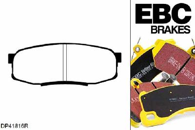 DP41816R, Toyota Landcruiser, 4.7 (UZJ200) Landcruiser, EBC Yellowstuff remblokken set achteras, Voor modellen met remschijf diameter van 345mm aan de achteras