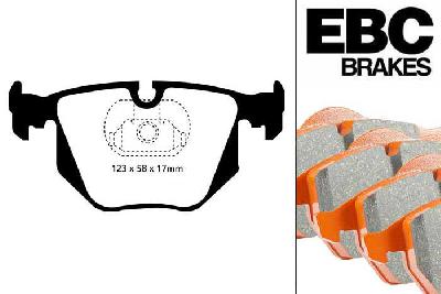 DP91118, VW  MF 30, 3.0 2003-, EBC Orangestuff remblokken set achteras