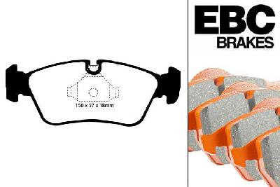 DP91211, BMW Z4, 2.0 (E85) 150 PK 2005-2009, EBC Orangestuff remblokken set vooras, Voor modellen met ATE remklauwen aan de vooras, Voor modellen met een remschijf diameter 286mm