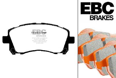 DP91134, Subaru Impreza, 2.0 2000-2002, EBC Orangestuff remblokken set vooras, Voor modellen met een remschijf diameter 277mm