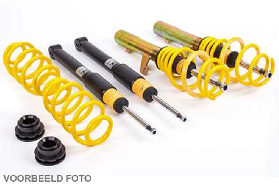 ST-X schroefset, In hoogte instelbaar, Renault Clio 4  (R) RS 03/13-, Max. vooraslast  tot 1000 KG, Verlaging vooras 25-55 mm, Verlaging achteras 10-35 mm