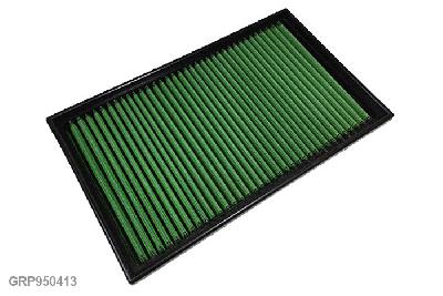 GRP950413, Green vervangingsluchtfilter paneel, VW, Golf VII (5G1), 2.0 GTI, 220 pk, 04/2013-