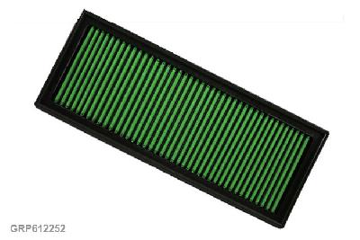 GRP612252, Green vervangingsluchtfilter paneel, VW, Jetta II, 1.9 TDI, 105 pk, 07/2005-