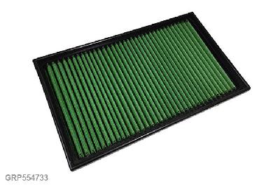 GRP554733, Green vervangingsluchtfilter paneel, VW, Passat 3 (35I), 1.6  TD, 80 pk, 1988-1993
