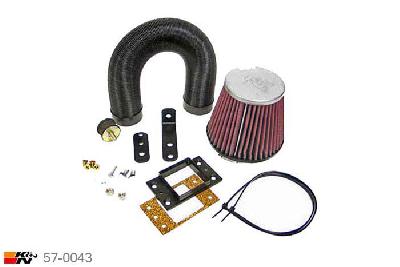 57-0043, K&N 57i Kit, Opel Manta, 2.0, 110PK, 1982-1988, GTE