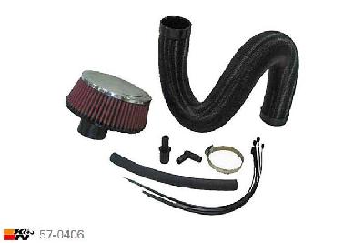 57-0406, K&N 57i Kit, VW Golf III, 1.8, 75/1990 pkPK, 1991-1997, alleen voor modellen met rond luchtfilterhuis