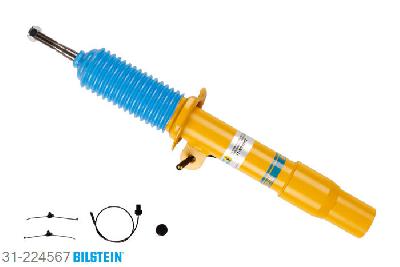 31-224567, Bilstein B6  Damptronic Schokdemper vooras rechts, BMW 3 (E90), M3, 03/2007-12/2011, with electronic suspension control, with EDC, Standaard lengte, geschikt voor gebruik met verlagingsveren tot -40mm