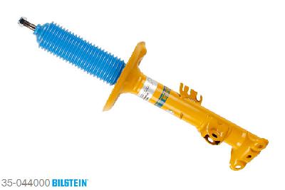 35-044000, Bilstein B6  Sport Schokdemper vooras links, BMW 3 Convertible (E36), 318 i,  320 i,  323 i 2.5,  325 i,  328 i, 03/1993-04/1999, with standard chassis / Front axle mono-tube, Standaard lengte, geschikt voor gebruik met verlagingsveren tot -40mm