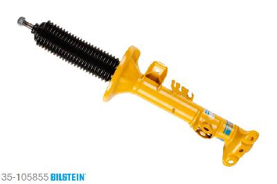 35-105855, Bilstein B6  Sport Schokdemper vooras links, BMW 3 Convertible (E36), M3 3.0,  M3 3.2, 01/1994-04/1999, Country Vers. Shorten by, Standaard lengte, geschikt voor gebruik met verlagingsveren tot -40mm