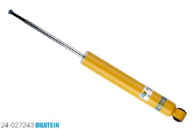 24-027243, Bilstein B6  Sport Schokdemper achteras, BMW 3 Coupe (E36), "316 i,  318 is,  320 i,  323 i 2.5,  325 i,328 i", 03/1992-04/1999, with standard chassis / Front axle mono-tube, Standaard lengte, geschikt voor gebruik met verlagingsveren tot -40mm