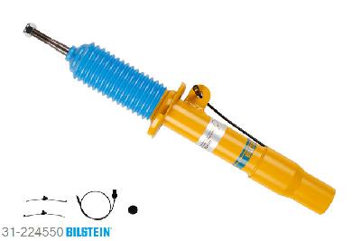 31-224550, Bilstein B6  Damptronic Schokdemper vooras links, BMW 3 Coupe (E92), M3,  M3 GTS, 03/2007-, with electronic suspension control, with EDC, Standaard lengte, geschikt voor gebruik met verlagingsveren tot -40mm