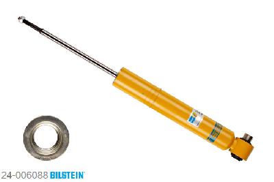 24-006088, Bilstein B6  Sport Schokdemper achteras, BMW 5 (E28), 535 i, M 535 i,  535 i, M535 i, 01/1985-12/1987, with standard chassis, mark: ex. M 535i, Standaard lengte, geschikt voor gebruik met verlagingsveren tot -40mm