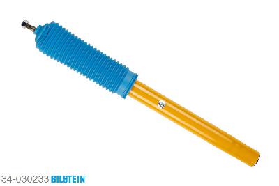 34-030233, Bilstein B6  Sport Schokdemper vooras, BMW 5 (E34), 518 i,  520 i,  520 i 24V, 01/1988-09/1995, with standard chassis, without ride height adjustment, Standaard lengte, geschikt voor gebruik met verlagingsveren tot -40mm