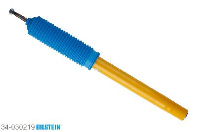 34-030219, Bilstein B6  Sport Schokdemper vooras, BMW 5 (E34), 520 i,  520 i 24V,  525 i,  525 i 24V, 01/1988-09/1995, with standard chassis, without ride height adjustment, Standaard lengte, geschikt voor gebruik met verlagingsveren tot -40mm