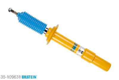 35-109631, Bilstein B6  Sport Schokdemper vooras, BMW 5 (E60), "3.0,  520d,  520i,  523i,  525d,  525i,  530 d,530d,  530i,  535d,  540i,  545i,  550i", 07/2005-03/2010, without electronic suspension control, with standard chassis, without ride height adjustment, Standaard lengte, geschikt voor gebruik met verlagingsveren tot -40mm