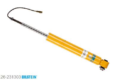 26-231303, Bilstein B6  Damptronic Schokdemper achteras, BMW 5 (E60), "3.0,  520d,  520i,  523i,  525d,  525i,  530 d,530d,  530i,  535d,  540i,  545i,  550i", 07/2005-03/2010, with electronic suspension control, Standaard lengte, geschikt voor gebruik met verlagingsveren tot -40mm