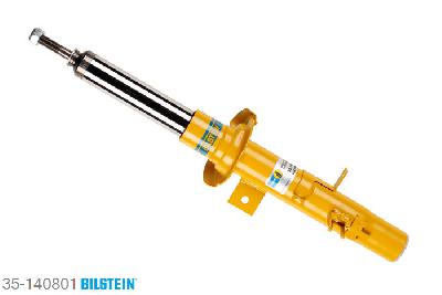 35-140801, Bilstein B6  Sport Schokdemper vooras rechts, Citroen C3 (FC_), "1.1 i,  1.4 16V,  1.4 16V HDi,  1.4 Bioflex,1.4 Flex,  1.4 HDi,  1.4 i,  1.4 i Bivalent,1.6 16V,  1.6 16V HDi,  1.6 Bioflex", 02/2002-, with standard chassis, Standaard lengte, geschikt voor gebruik met verlagingsveren tot -40mm