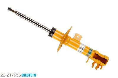 22-217653, Bilstein B6  Sport Schokdemper vooras links, Fiat 500, 0.9,  1.2,  1.2 LPG,  1.3 D Multijet,  1.4, 10/2007-, Opening Temperature Shorten by, with standard chassis, mark: ZFA, Standaard lengte, geschikt voor gebruik met verlagingsveren tot -40mm