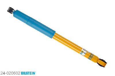 24-020602, Bilstein B6  Sport Schokdemper achteras, Ford SIERRA Hatchback (GBC, GBG), "2.0 16V Cosworth 4x4,2.0 16V Cosworth 4x4 CAT,  2.0 4x4,2.8 i XR 4x4,  2.9 i XR 4x4", 08/1988-03/1993, Standaard lengte, geschikt voor gebruik met verlagingsveren tot -40mm