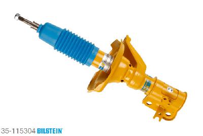 35-115304, Bilstein B6  Sport Schokdemper vooras rechts, Honda CIVIC VII Coupe (EM2), 1.6 i,  1.7 i,  1.7 i VTEC, 02/2001-12/2005, Front axle thread: M16, Standaard lengte, geschikt voor gebruik met verlagingsveren tot -40mm