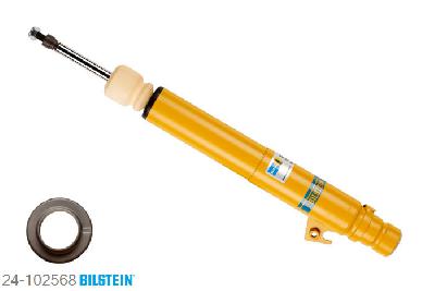 24-102568, Bilstein B6  Sport Schokdemper vooras links, Mazda 6 (GG), 1.8,  2.0,  2.0 DI,  2.3, 06/2002-08/2007, with standard chassis, Standaard lengte, geschikt voor gebruik met verlagingsveren tot -40mm