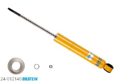 24-012140, Bilstein B6  Sport Schokdemper achteras, Mazda RX 7 II (FC), Turbo,  Wankel, 11/1985-12/1991, Standaard lengte, geschikt voor gebruik met verlagingsveren tot -40mm