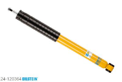 24-120364, Bilstein B6  Sport Schokdemper achteras, Mercedes A-CLASS (W169), "A 150,  A 160,  A 160 CDI,  A 170,  A 180,A 180 CDI,  A 200,  A 200 CDI,  A 200 TURBO", 09/2004-06/2012, Standaard lengte, geschikt voor gebruik met verlagingsveren tot -40mm