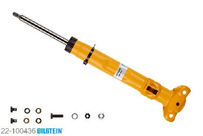 22-100436, Bilstein B6  Sport Schokdemper vooras, Mercedes E-CLASS (W124), "E 200,  E 200 D,  E 220,  E 250 D,E 250 Turbo-D,  E 280,  E 280 long,E 300 D,  E 300 Turbo-D,  E 320", 06/1993-06/1995, with standard chassis, Standaard lengte, geschikt voor gebruik met verlagingsveren tot -40mm