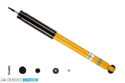 24-069083, Bilstein B6  Sport Schokdemper achteras, Mercedes E-CLASS (W211), 1.8,  2.5,  3.0,  3.5, 11/2005-, with sports suspension, without Airmatic DC, Standaard lengte, geschikt voor gebruik met verlagingsveren tot -40mm