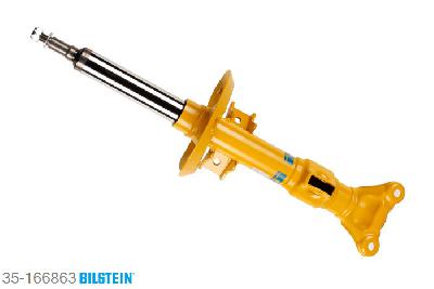 35-166863, Bilstein B6  Sport Schokdemper vooras, Mercedes E-CLASS T-Model (S212), "E 200 CDI,  E 200 CGI,  E 220 CDI,  E 250 CDI,E 250 CGI,  E 300,  E 300 CDI,  E 350,E 350 BlueTEC,  E 350 CDI,  E 350 CGI,E 500,  E350", 08/2009-, with standard chassis, without Airmatic DC, Standaard lengte, geschikt voor gebruik met verlagingsveren tot -40mm