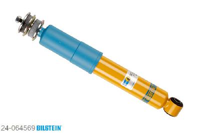 24-064569, Bilstein B6  Sport Schokdemper vooras, Mercedes M-CLASS (W163), ML 230,  ML 320,  ML 430, 02/1998-06/2005, Rear axle Without spring, Without suspension strut support bearing, Only in connection with A 163 350 09 06, Only in connection with A 163 350 10 06, Standaard lengte, geschikt voor gebruik met verlagingsveren tot -40mm