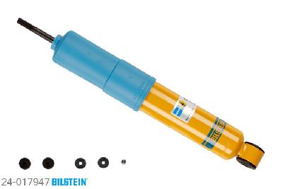 24-017947, Bilstein B6  4600 Schokdemper vooras, Mitsubishi PAJERO CLASSIC (V2_W), "2.5 TD,  3.0 4x4,  3.0 ZR 4x4,  3.2 DI-D 4WD,3.2 DiD 4x4,  3.8 4x4,  3.8 GDi,3.8 GDi 4x4", 06/2002-, without electronic suspension control, Standaard lengte, geschikt voor gebruik met verlagingsveren tot -40mm
