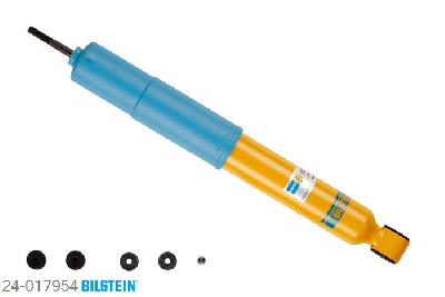 24-017954, Bilstein B6  4600 Schokdemper achteras, Mitsubishi PAJERO CLASSIC (V2_W), "2.5 TD,  3.0 4x4,  3.0 ZR 4x4,  3.2 DI-D 4WD,3.2 DiD 4x4,  3.8 4x4,  3.8 GDi,3.8 GDi 4x4", 06/2002-, without electronic suspension control, Standaard lengte, geschikt voor gebruik met verlagingsveren tot -40mm