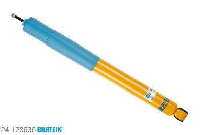 24-128636, Bilstein B6  Sport Schokdemper achteras, Nissan NOTE (E11), 1.4,  1.5 dCi,  1.6, 03/2006-, Front axle Only in connection with Renault 8200421993, Only in connection with Renault 8200421997, Standaard lengte, geschikt voor gebruik met verlagingsveren tot -40mm
