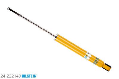 24-222143, Bilstein B6  Sport Schokdemper achteras, Opel AGILA, 1.0,  1.0 LPG,  1.2,  1.2 LPG,  1.3 CDTI, 04/2008-, Standaard lengte, geschikt voor gebruik met verlagingsveren tot -40mm