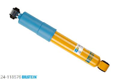 24-118576, Bilstein B6  Sport Schokdemper achteras, Opel ASTRA H Estate, "1.3 CDTI,  1.4,  1.4 LPG,  1.6,  1.6 LPG,1.6 Turbo,  1.7 CDTI,  1.8,  1.9 CDTI,1.9 CDTI 16V,  2.0 Turbo", 09/2004-, without IDS+ suspension, Standaard lengte, geschikt voor gebruik met verlagingsveren tot -40mm