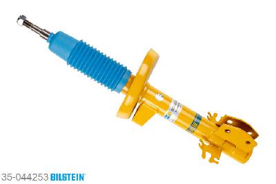 35-044253, Bilstein B6  Sport Schokdemper vooras, Opel OMEGA B Estate (21_, 22_, 23_), "2.0,  2.0 16V,  2.0 DTI 16V,  2.2 16V,2.2 DTI 16V,  2.5 DTI,  2.5 TD,  2.5 V6,2.6,  2.6 V6,  3.0 V6,  3.2 V6", 04/1994-07/2003, without ride height adjustment, Standaard lengte, geschikt voor gebruik met verlagingsveren tot -40mm