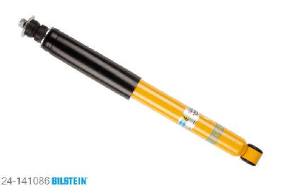 24-141086, Bilstein B6  Sport Schokdemper achteras, Opel TIGRA TwinTop, 1.3 CDTI,  1.4,  1.8, 06/2004-, with standard chassis / Rear axle thread: M10, Standaard lengte, geschikt voor gebruik met verlagingsveren tot -40mm
