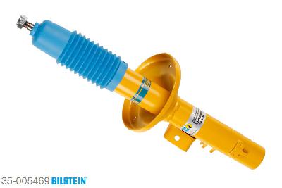 35-005469, Bilstein B6  Sport Schokdemper vooras links, Peugeot 205 I Convertible (741B, 20D), "1.1,  1.1 CJ,  1.4,  1.4 CJ,  1.4 CJ CAT,1.4 CT,  1.6,  1.6 CJ,  1.6 CTI,  1.9,1.9 CTi", 05/1986-12/1994, Standaard lengte, geschikt voor gebruik met verlagingsveren tot -40mm