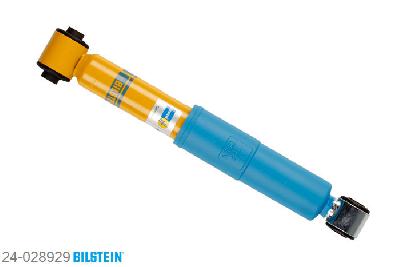 24-028929, Bilstein B6  Sport Schokdemper achteras, Peugeot 206+ (T3E), 1.1,  1.4 HDi eco 70,  1.4 i, 01/2009-, Standaard lengte, geschikt voor gebruik met verlagingsveren tot -40mm