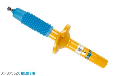 35-005520, Bilstein B6  Sport Schokdemper vooras, Peugeot 405 I Break (15E), 1.4,  1.6,  1.8 GLD,  1.8 TD,  1.9,  1.9 D, 05/1988-08/1992, Standaard lengte, geschikt voor gebruik met verlagingsveren tot -40mm