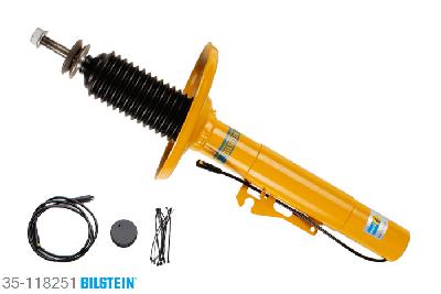 35-118251, Bilstein B6  Damptronic Schokdemper vooras, Porsche 911 (997), 3.6 Carrera,  3.8 Carrera GTS,  3.8 Carrera S, 07/2004-, with standard chassis, with PASM, Standaard lengte, geschikt voor gebruik met verlagingsveren tot -40mm