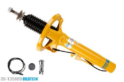 35-135869, Bilstein B6  Damptronic Schokdemper vooras links, Porsche 911 Targa (997), 3.6 Carrera 4,  3.8 Carrera 4S, 07/2006-, with electronic suspension control, with PASM, Standaard lengte, geschikt voor gebruik met verlagingsveren tot -40mm