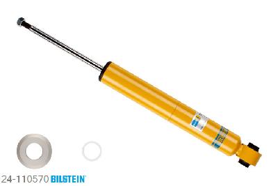 24-110570, Bilstein B6  Sport Schokdemper achteras, Porsche CAYENNE (955), "3.0 TDI,  3.2,  3.2 S4,  3.6,  S 4.5,  S 4.8,Turbo 4.5,  Turbo S 4.5,  Turbo S 4.8", 08/2008-, without pneumatic suspension, Standaard lengte, geschikt voor gebruik met verlagingsveren tot -40mm