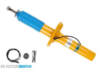 35-122128, Bilstein B6  Damptronic Schokdemper achteras, Porsche CAYMAN, 2.7,  2.9,  R 3.4,  S 3,4 Sport,  S 3.4, 11/2005-, with PASM, Standaard lengte, geschikt voor gebruik met verlagingsveren tot -40mm