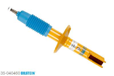 35-040460, Bilstein B6  Sport Schokdemper vooras, Renault CLIO I (B/C57_, 5/357_), 1.4,  1.8,  1.9 D, 08/1990-09/1998, Front axle fixing hole pitches 54 mm, Standaard lengte, geschikt voor gebruik met verlagingsveren tot -40mm